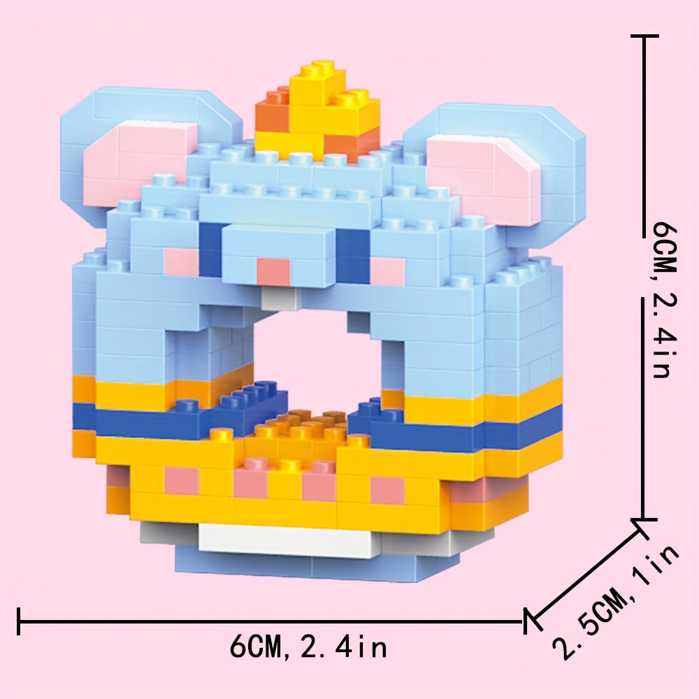 3D Miniature Cute Animals Models Buillding Blocks Toys, Sheep, Fox, Chicken, Samoyed, Rabbit, Mouse, Raccoon, Bear, Cat, Small Building Block, DIY Kids Bricks Toys, Christmas\u002FBirthday Gifts