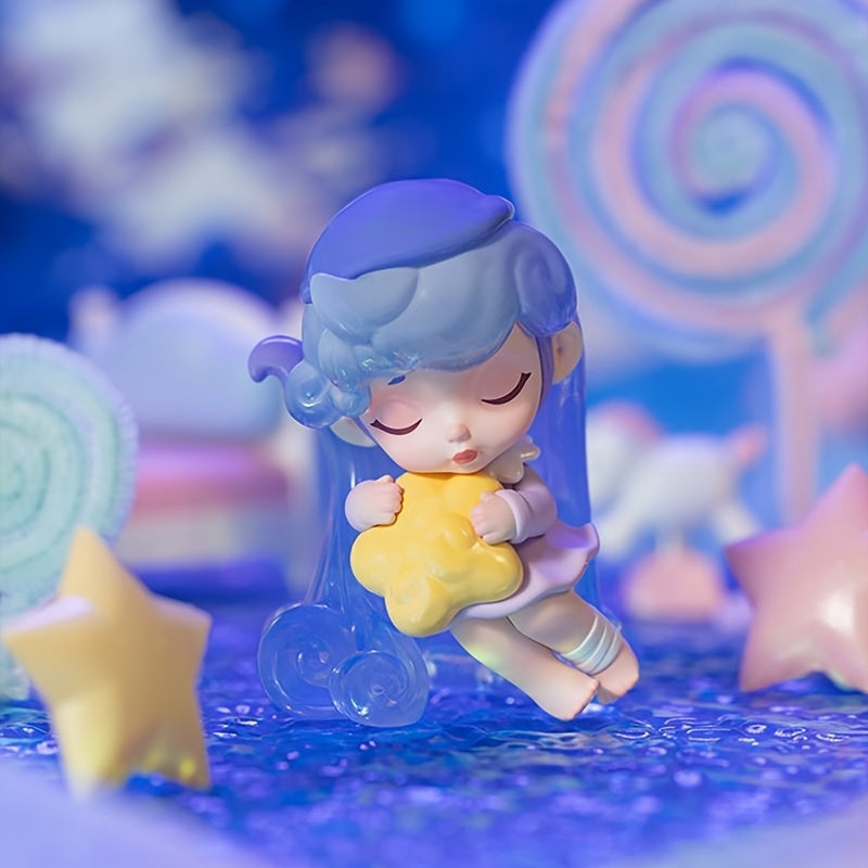 TOYCITY LAURA Mood Color Series Blind Box Girl Gift Trendy Play Handmade Doll Desktop Ornament Christmas Gift Stress Relief Toy