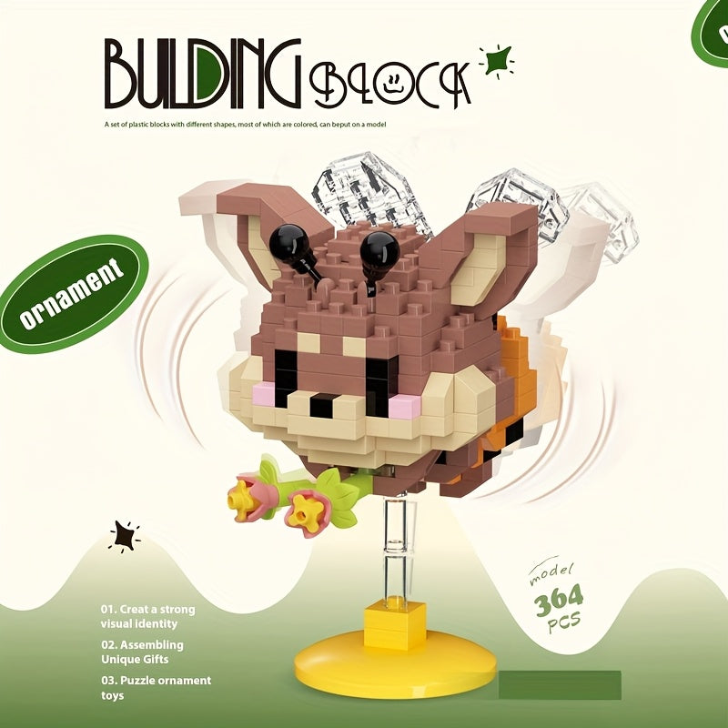 Shake It! Adorable Panda & Dog Building Blocks - Colorful DIY Toy with 6 Unique Animal Designs, Durable ABS Material, Fun & Educational for Youngsters, Perfect for Playtime & Creative Learning, Playtime Toy | Playful Design | Colorful Building Blocks, Pan