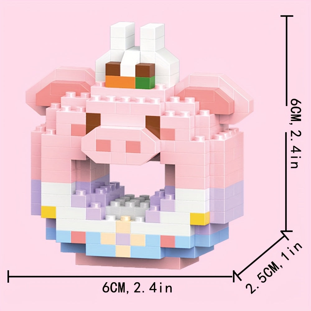 3D Miniature Cute Animals Models Buillding Blocks Toys, Sheep, Fox, Chicken, Samoyed, Rabbit, Mouse, Raccoon, Bear, Cat, Small Building Block, DIY Kids Bricks Toys, Christmas\u002FBirthday Gifts