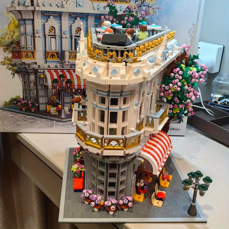 3725pcs house Building Blocks Toy Set Small Particle Splicing Highly difficult Large Quantity Splicing Home Decor Halloween Christmas Birthday gift