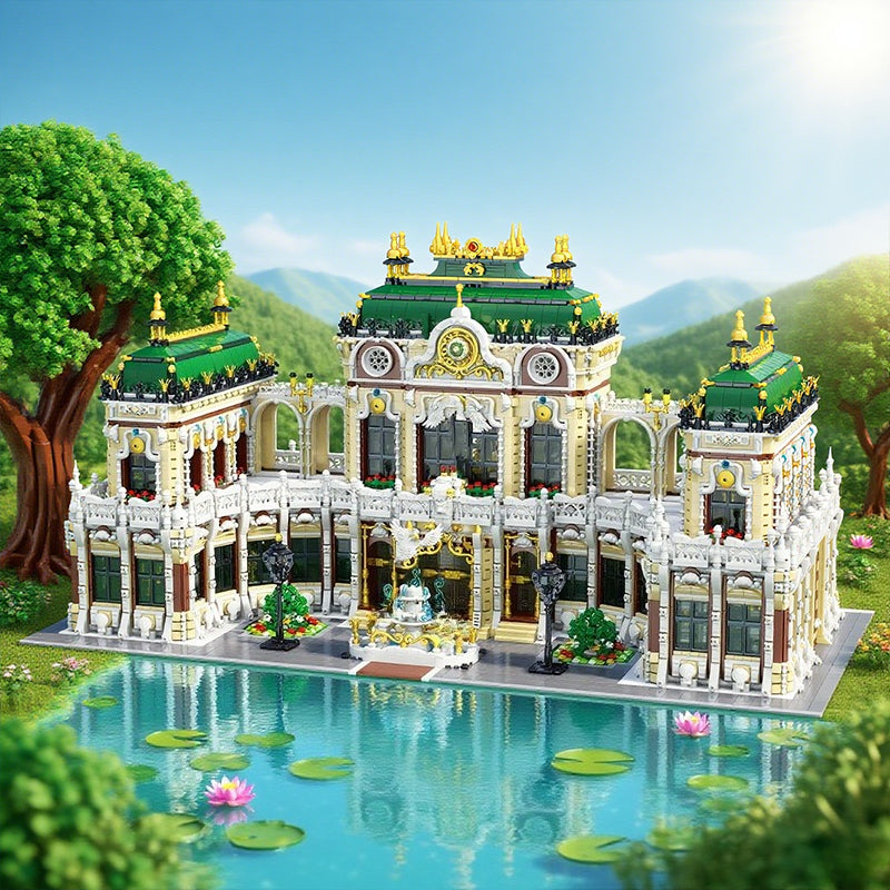 11920pcs+ Large-Scale Street Scene Building Block Set with Intricate Architectural Models, Multi-Color Building Blocks & Detailed Assembly Instructions - Creative Educational Construction Toy for Teens & Adults, DIY Model Kit for Christmas, Birthday, Hall