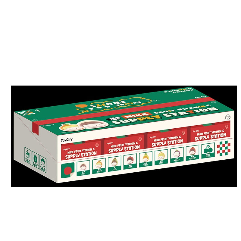 TOYCITY-MiKA Fruit Vitamin C Supply Station Blind Box Fruit Plant Style Ornament Anime Doll Collection Gift Trend Toys