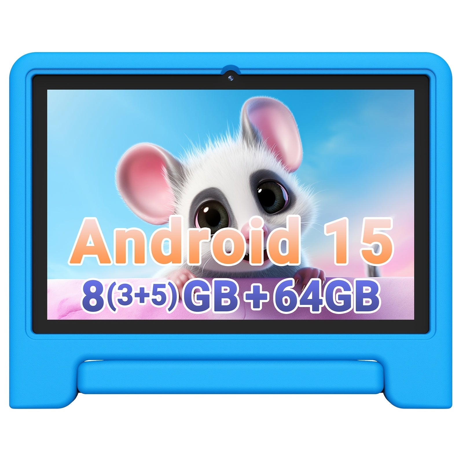 Apolosign 2025 10.1 Inch Android 13\u002F14\u002F15 Kids Tablet, 8(3+5)GB+64GB, 8-Core, WiFi 6, 5MP+2MP, 1280*800 HD Display, Parental Control, Educational, Shockproof & Handheld Case, Kids Space, Halloween Christmas Gift, Pre-Installed Apps, Tablet, Pad