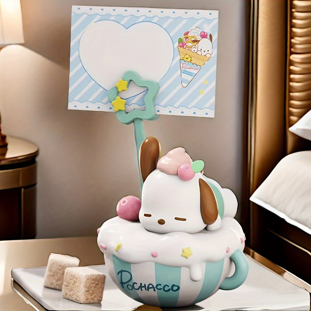 Sanrio Dessert Series Mystery Box - Cute Character Figurine with Purple & Pink Pastel Design, Heart Balloon & Cake Stand - Home Decor, Car Accessories, Birthday & Christmas Gift for Fans