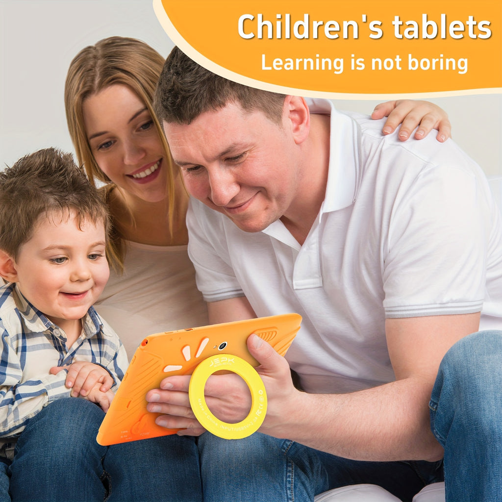 T12, 7 Inch Youngsters Tablet, HD Screen, Free kid's Gifts, Android13, 2.4Gz&5Gz WiFi, 2GB RAM 32GB ROM, Quad Core Processor, Pre-installed Kidos and Education APPs, Learning Tablet, Dual Camera, Shockproof Case,