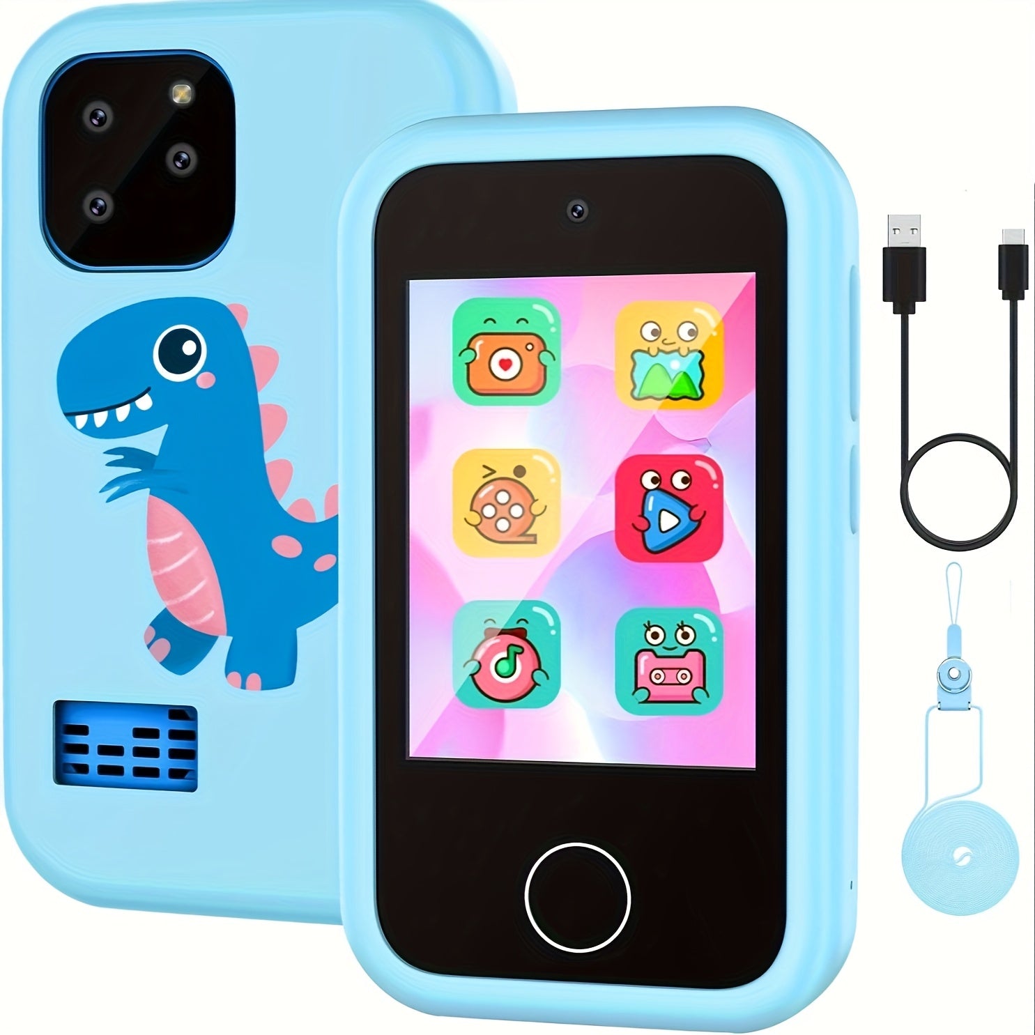 Kids Smart Phone for Girl, Christmas Birthday Gifts for Girls Age 3-10 Kids Toys Cell Phone, 2.8\