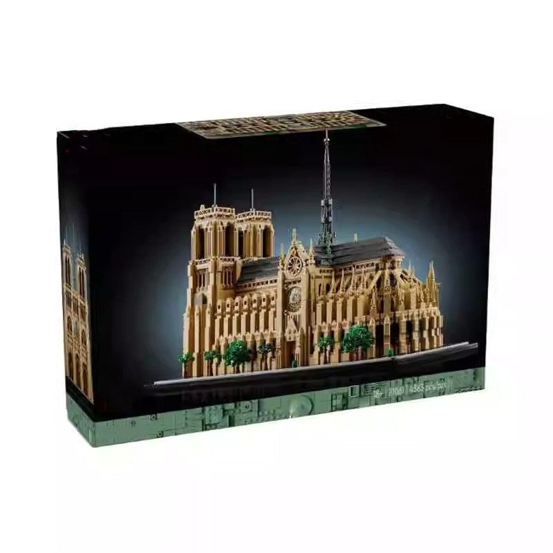 Creative MOC Street View Architecture Notre Dame de Paris Building Blocks Ornament Boys Toy Birthday Gift Holiday Gift Halloween Gift Christmas Gift Birthday Gift Holiday Gift Halloween Gift Chr