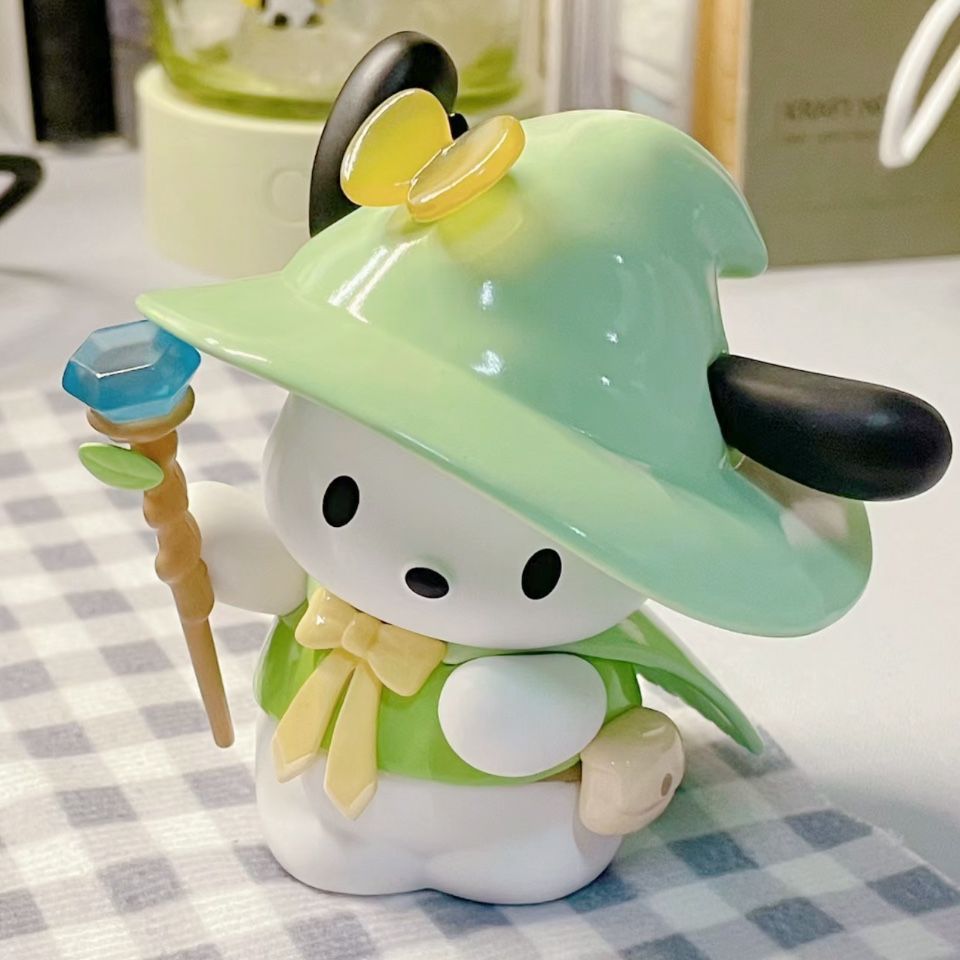 Blind Box from The Sanrio Magical Story Series Featuring Dolls of for kuromi, for My Melody, And Cinnamon Dog, Made of PVC. These Cartoon Decorations Are Perfect for Desktops And Make Great Gifts for Fans of Cartoons.