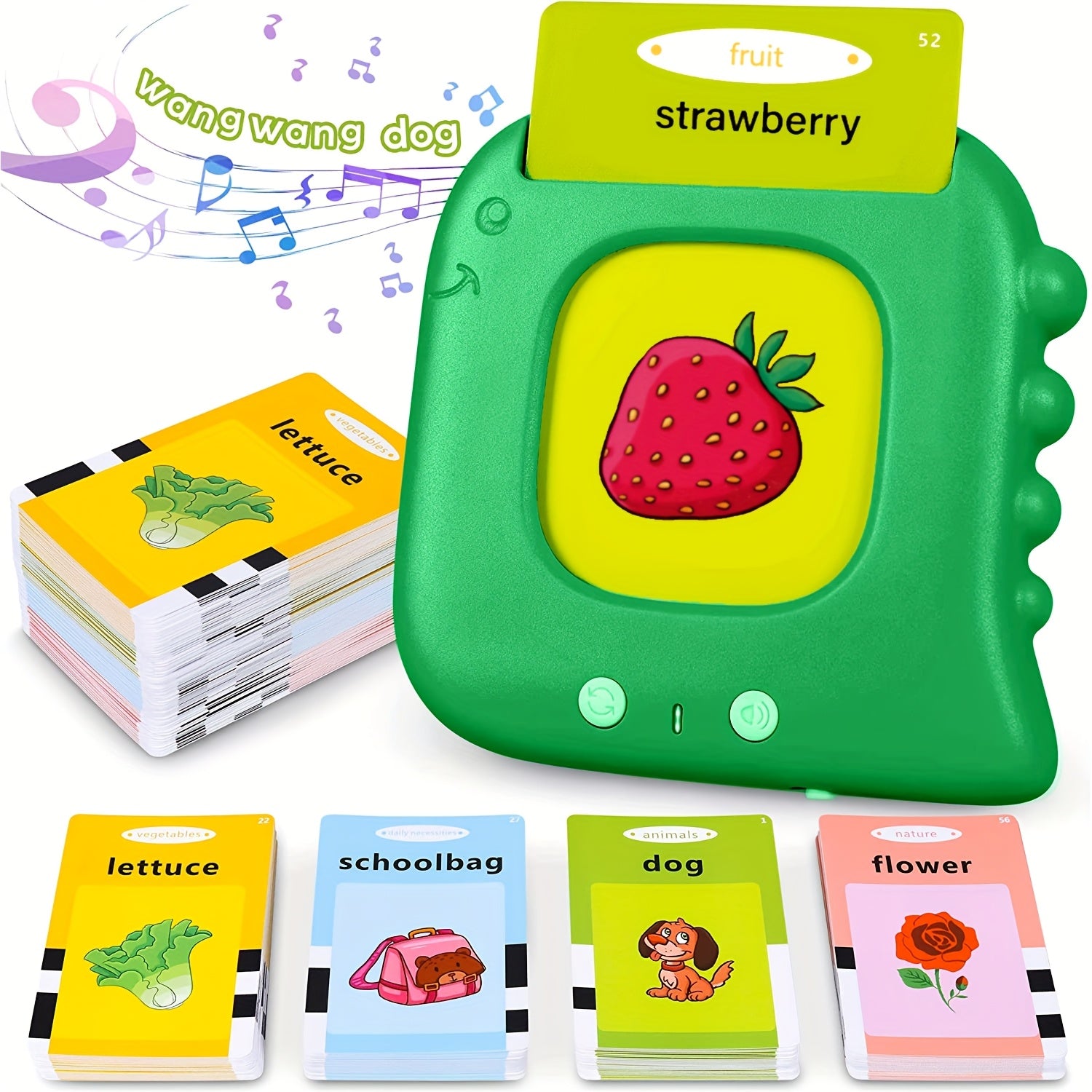 Talking Flash Cards for Toddlers 3-6 Years, Pocket Speech for Toddlers, 224-510 Sight Words Educational Learning Toys, Speech Toys for Toddlers, Kindergarten Preschool Gift for Kids Boys Girls