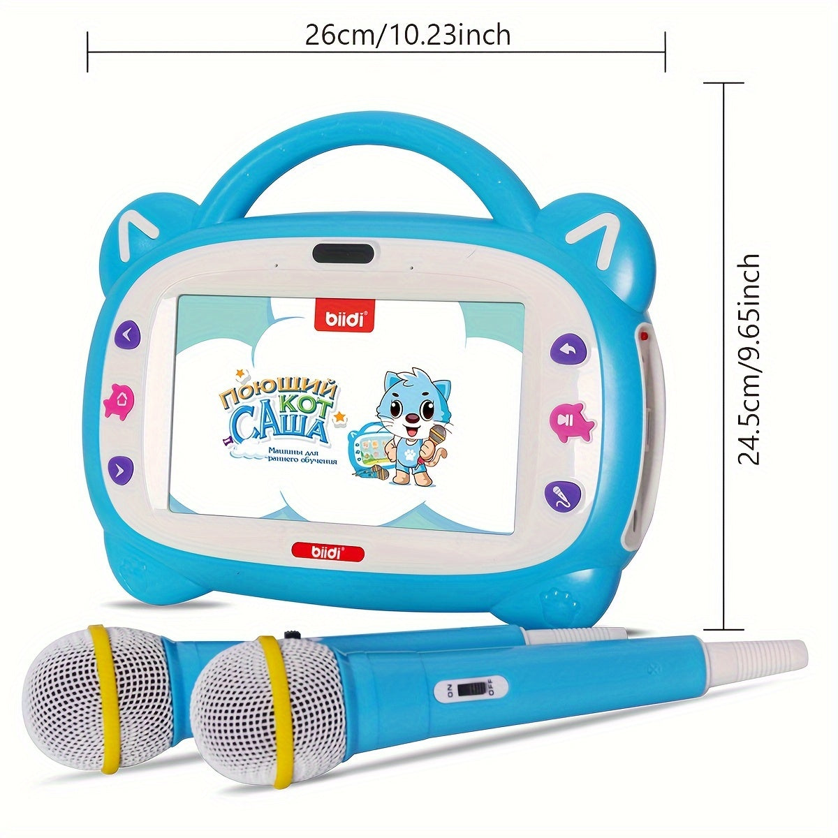 Biidi English Kids Tablet Learning Machine For Children Early Education Multifunctional Point Reading Computer Kids Toys Gift With Karaoke