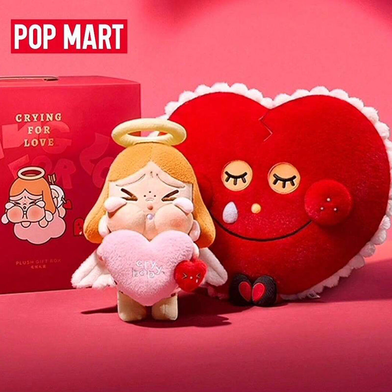 Pop Mart 100% Authentic CRYBABY Cupid's Tears Series Figure Single Blind Box Plush Gift Box Stupid Cupid 1ea