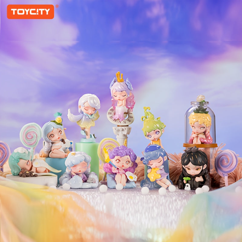 TOYCITY LAURA Mood Color Series Blind Box Girl Gift Trendy Play Handmade Doll Desktop Ornament Christmas Gift Stress Relief Toy