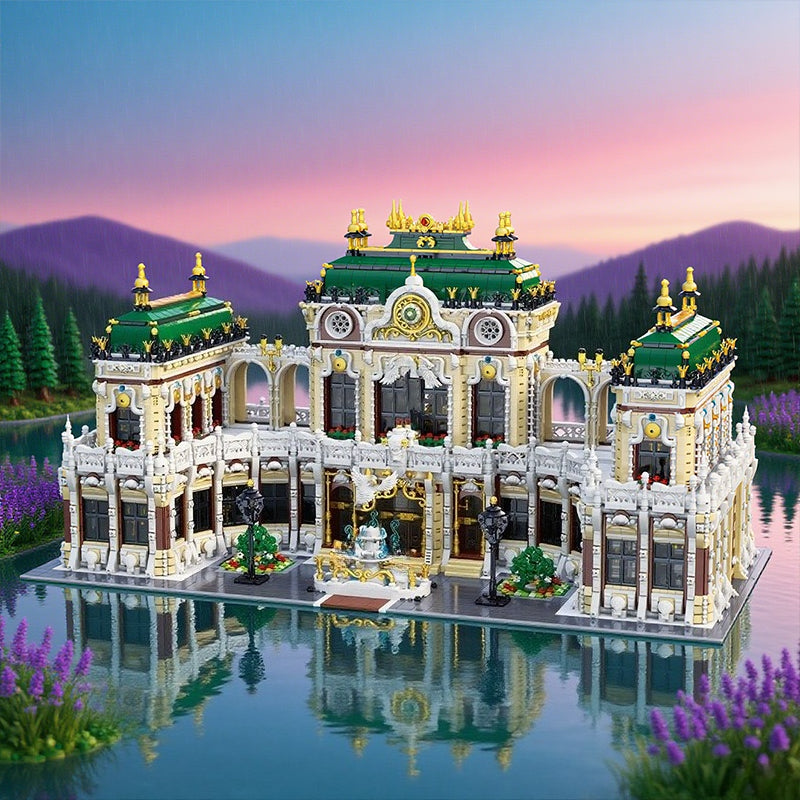 11920pcs+ Large-Scale Street Scene Building Block Set with Intricate Architectural Models, Multi-Color Building Blocks & Detailed Assembly Instructions - Creative Educational Construction Toy for Teens & Adults, DIY Model Kit for Christmas, Birthday, Hall