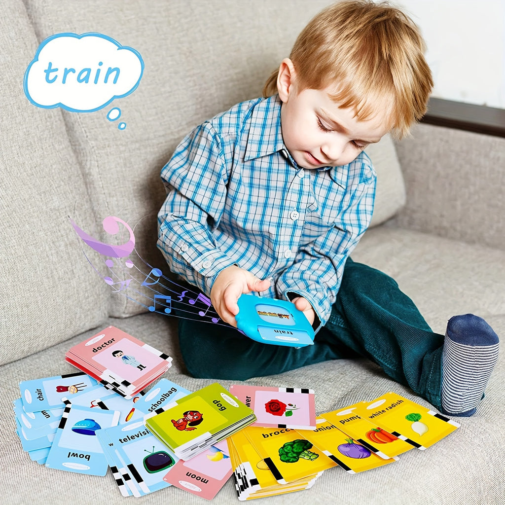 Talking Flash Cards for Toddlers 3-6 Years, Pocket Speech for Toddlers, 224-510 Sight Words Educational Learning Toys, Speech Toys for Toddlers, Kindergarten Preschool Gift for Kids Boys Girls